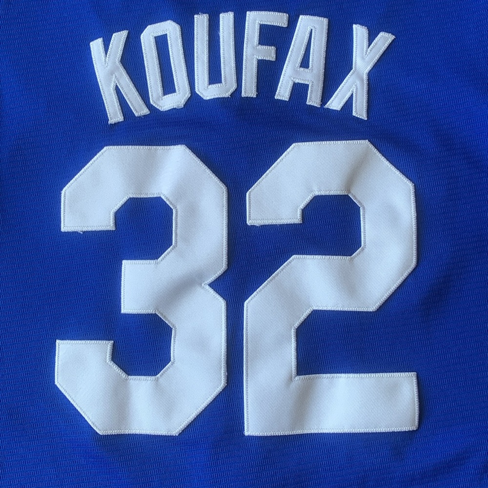 Sandy Koufax Los Angeles Dodgers medium 10-12 teen stitched jersey Nike